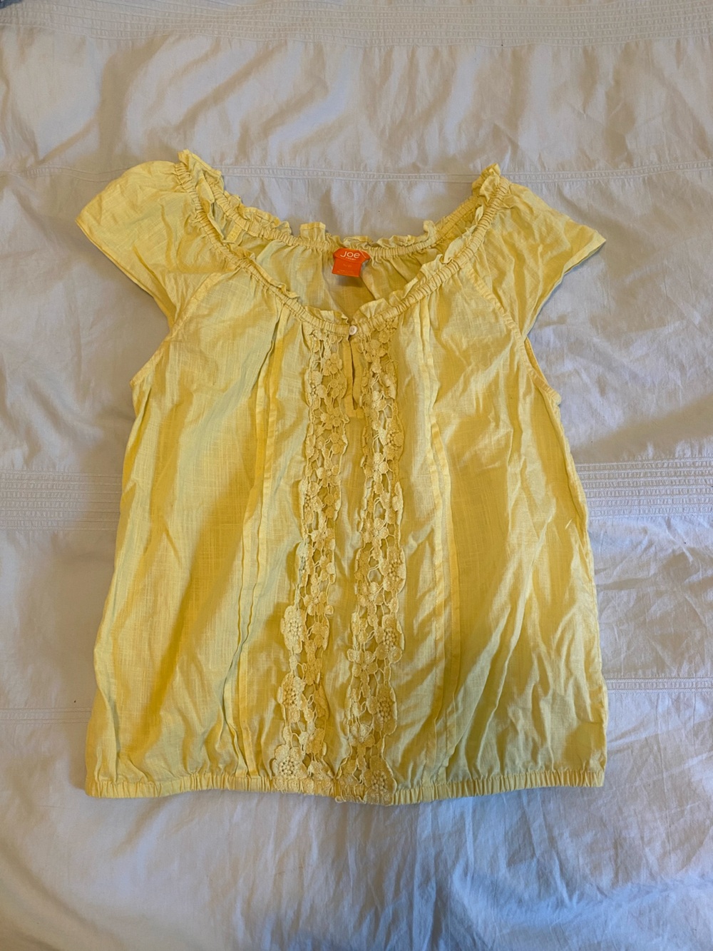 Light yellow cotton Blouse